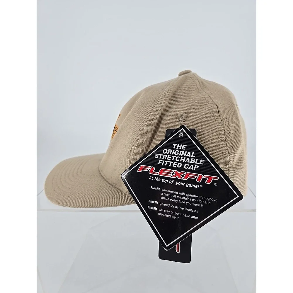 FlexFit SF Lancers Logo Hat‎ Cap Tan NWT Small To Medium Fit